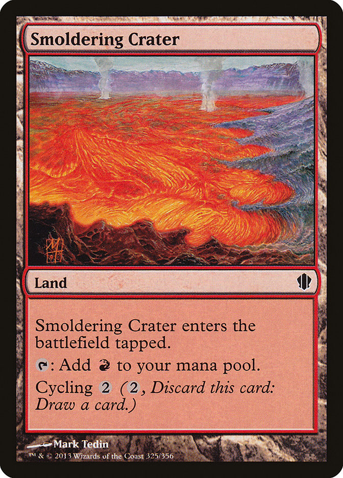 Smoldering Crater [Commander 2013] | Rock City Comics