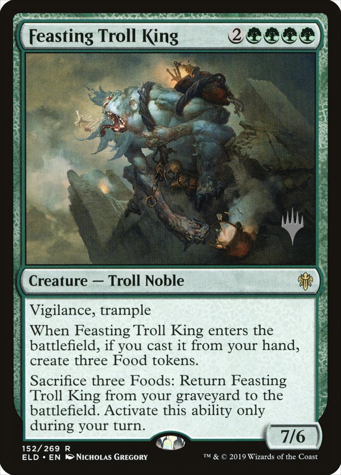 Feasting Troll King (Promo Pack) [Throne of Eldraine Promos] | Rock City Comics