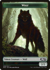 Wolf Double-sided Token [Challenger Decks 2020 Tokens] | Rock City Comics