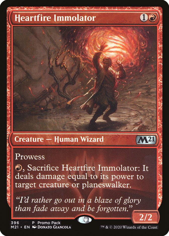 Heartfire Immolator (Promo Pack) [Core Set 2021 Promos] | Rock City Comics