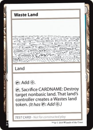 Waste Land (2021 Edition) [Mystery Booster Playtest Cards] | Rock City Comics