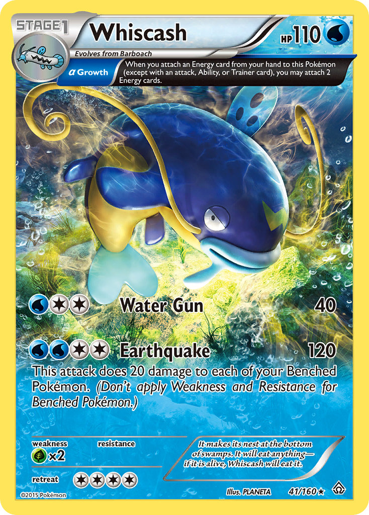 Whiscash (41/160) [XY: Primal Clash] | Rock City Comics