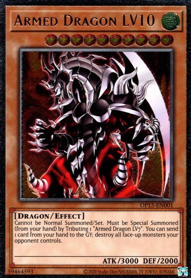 Armed Dragon LV10 [OP15-EN001] Ultimate Rare | Rock City Comics