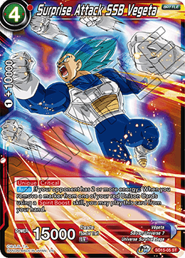 Surprise Attack SSB Vegeta (Starter Deck - Pride of the Saiyans) (SD15-05) [Cross Spirits] | Rock City Comics