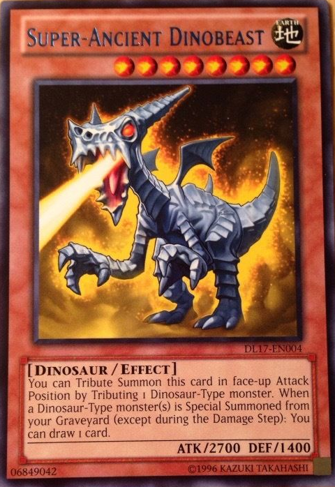 Super-Ancient Dinobeast (Blue) [DL17-EN004] Rare | Rock City Comics