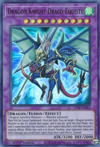 Dragon Knight Draco-Equiste [GFTP-EN093] Ultra Rare | Rock City Comics