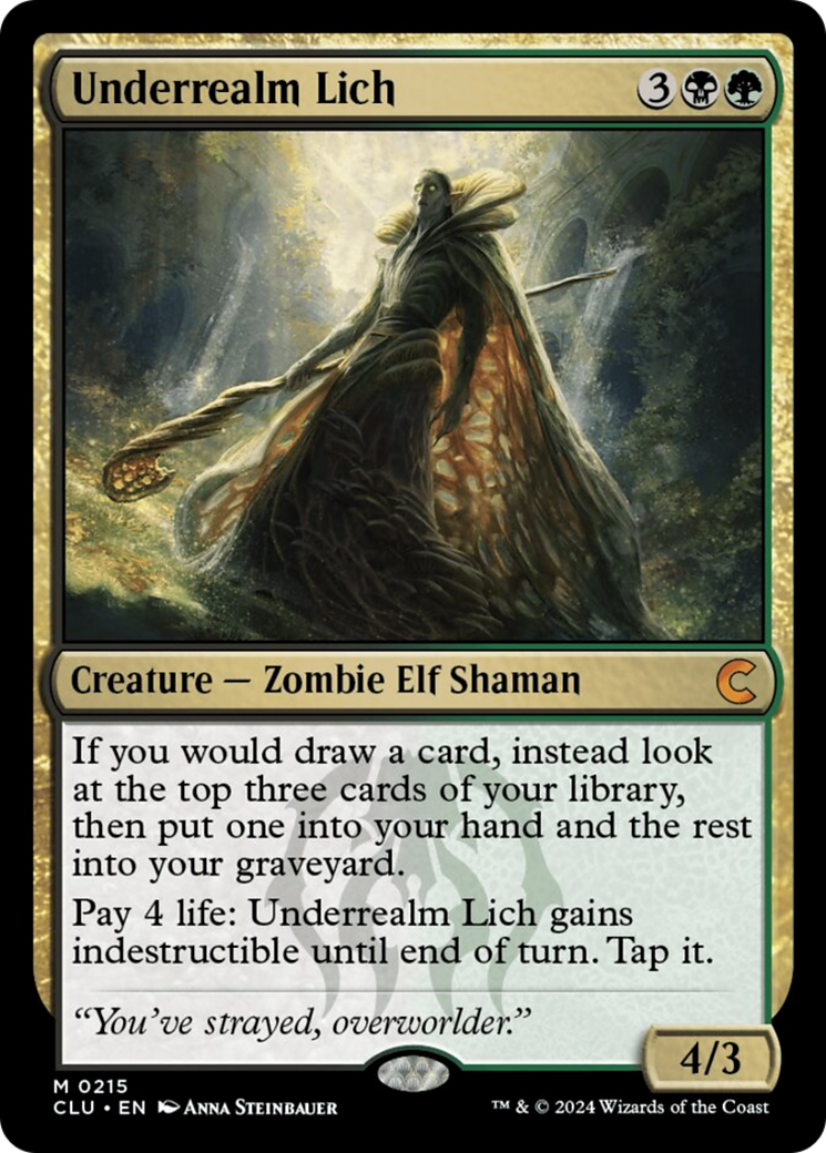 Underrealm Lich [Ravnica: Clue Edition] | Rock City Comics