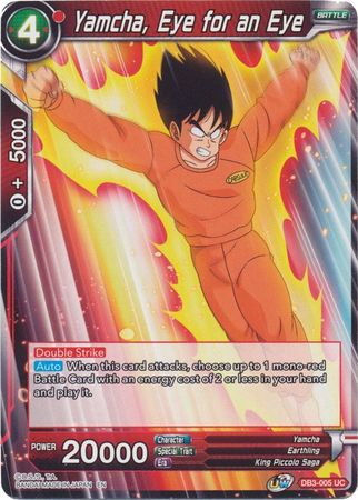 Yamcha, Eye for an Eye [DB3-005] | Rock City Comics