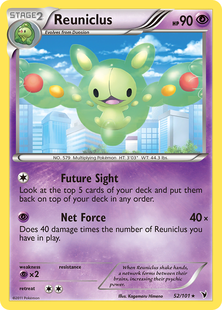 Reuniclus (52/101) [Black & White: Noble Victories] | Rock City Comics