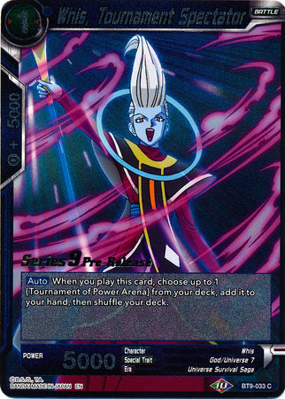 Whis, Tournament Spectator [BT9-033] | Rock City Comics