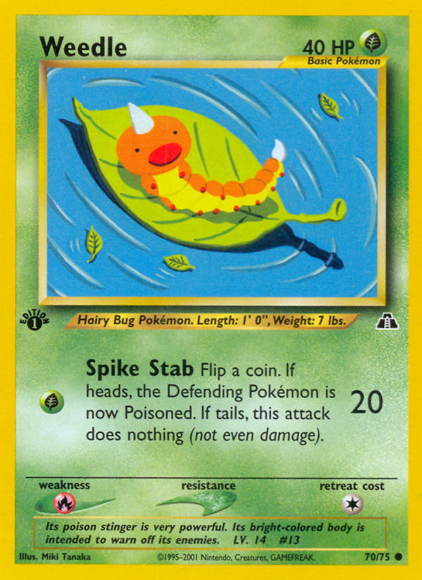 Weedle (70/75) [Neo Discovery 1st Edition] | Rock City Comics