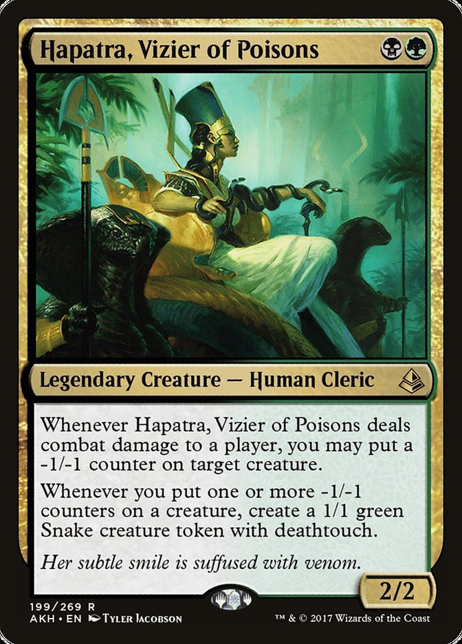 Hapatra, Vizier of Poisons [Amonkhet] | Rock City Comics