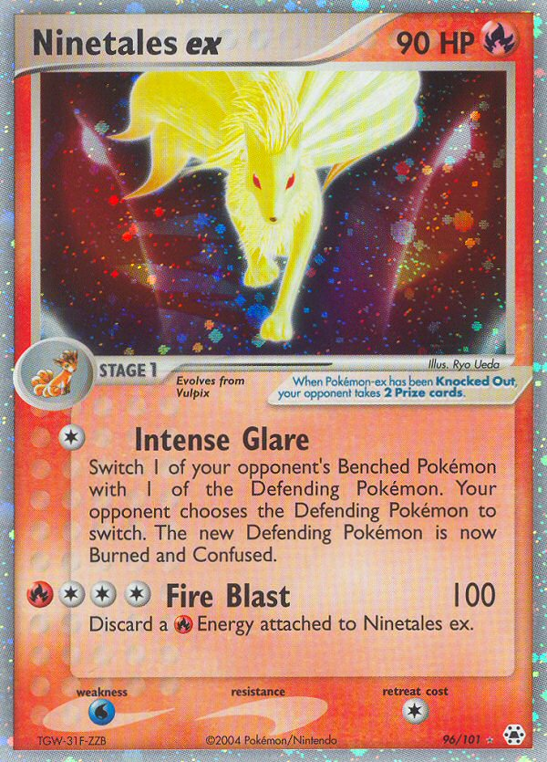 Ninetales ex (96/101) [EX: Hidden Legends] | Rock City Comics