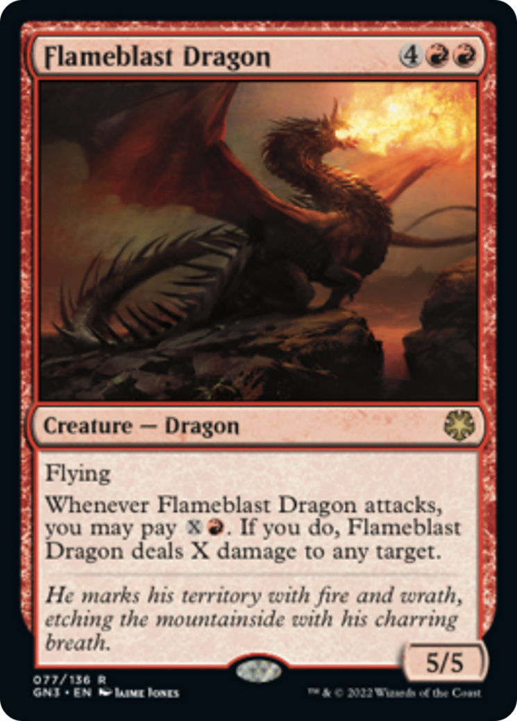 Flameblast Dragon [Game Night: Free-for-All] | Rock City Comics