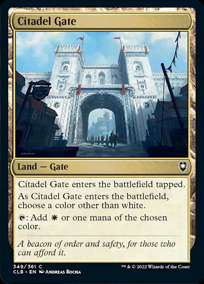 Citadel Gate [Commander Legends: Battle for Baldur's Gate] | Rock City Comics