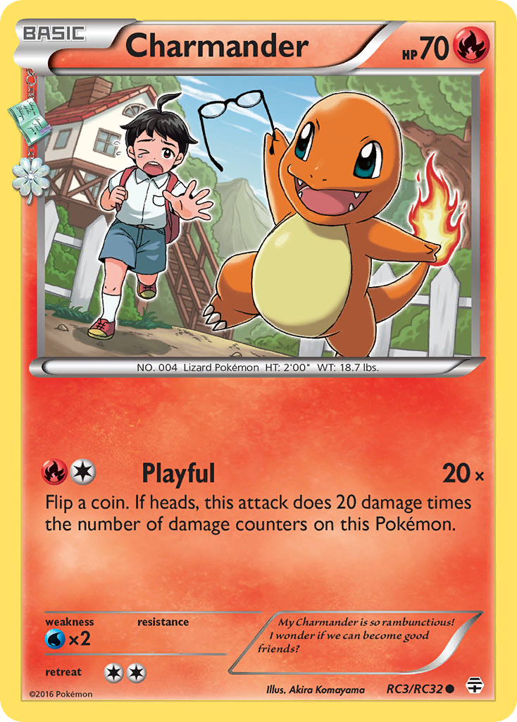 Charmander (RC3/RC32) [XY: Generations] | Rock City Comics