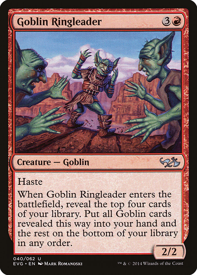 Goblin Ringleader (Elves vs. Goblins) [Duel Decks Anthology] | Rock City Comics