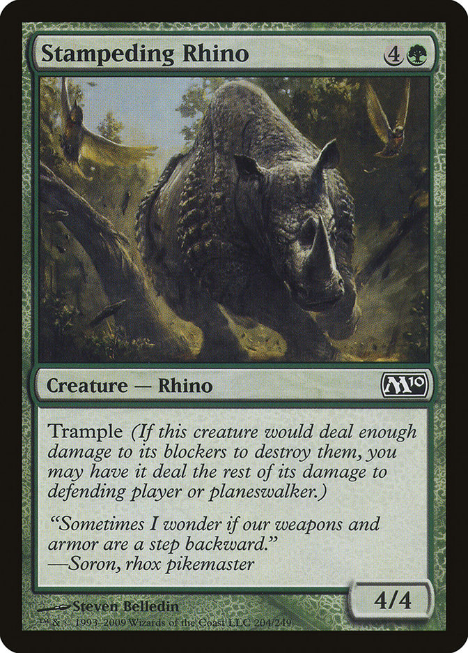 Stampeding Rhino [Magic 2010] | Rock City Comics