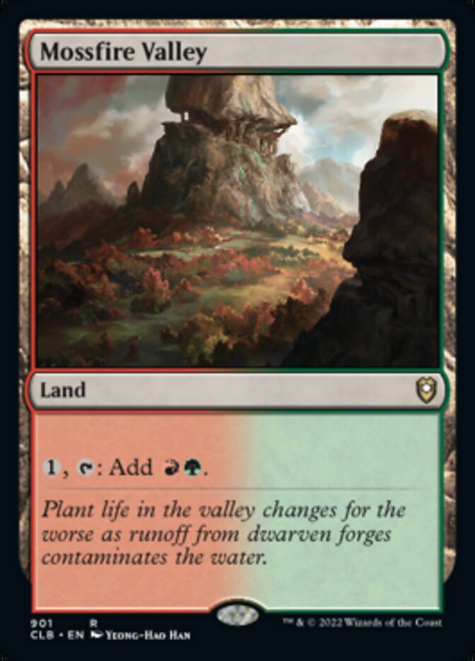 Mossfire Valley [Commander Legends: Battle for Baldur's Gate] | Rock City Comics