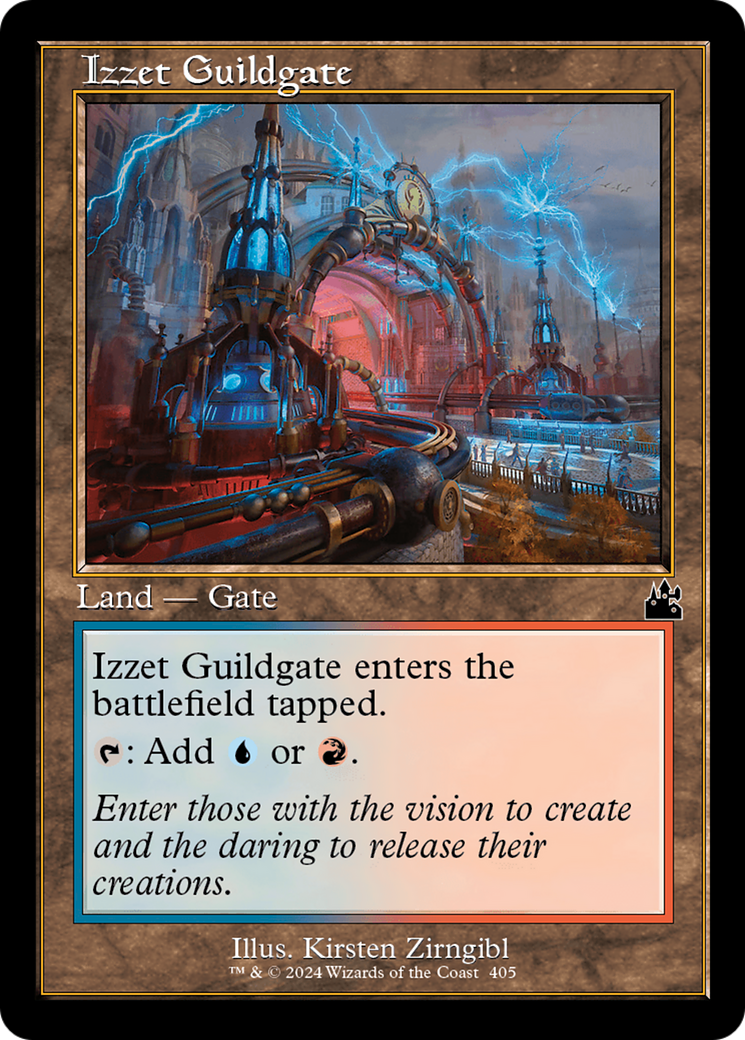 Izzet Guildgate (Retro Frame) [Ravnica Remastered] | Rock City Comics