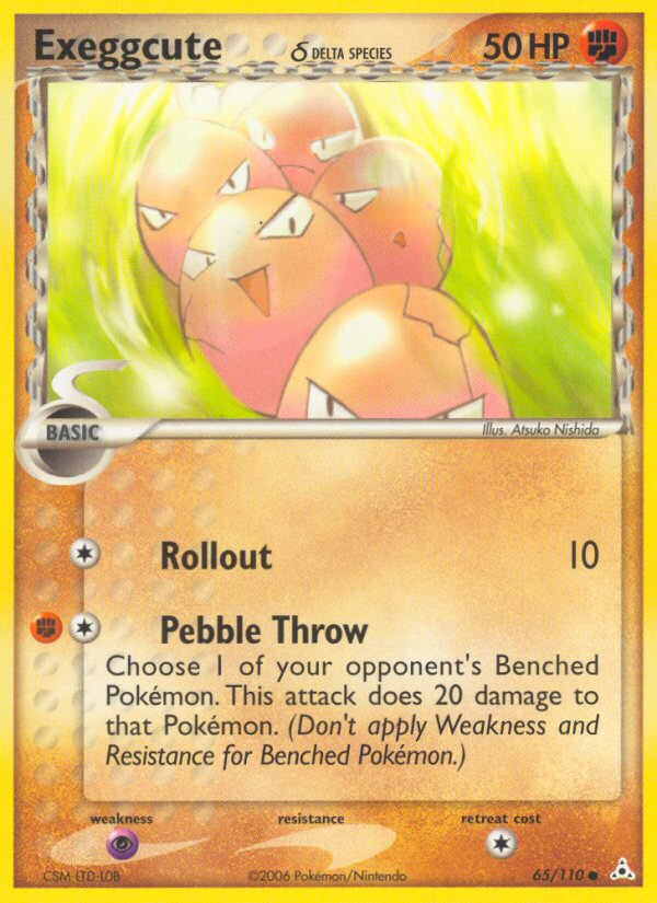 Exeggcute (65/110) (Delta Species) [EX: Holon Phantoms] | Rock City Comics