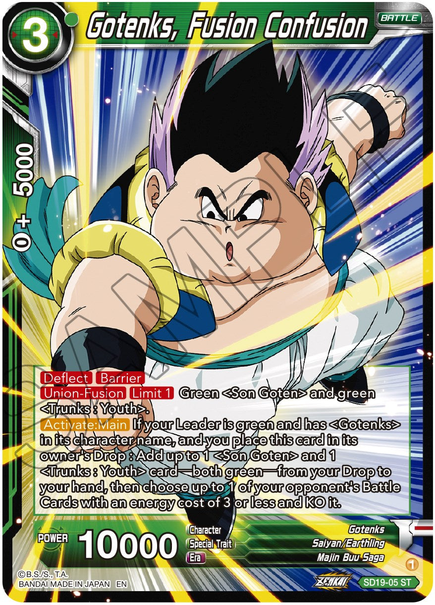 Gotenks, Fusion Confusion (SD19-05) [Dawn of the Z-Legends] | Rock City Comics