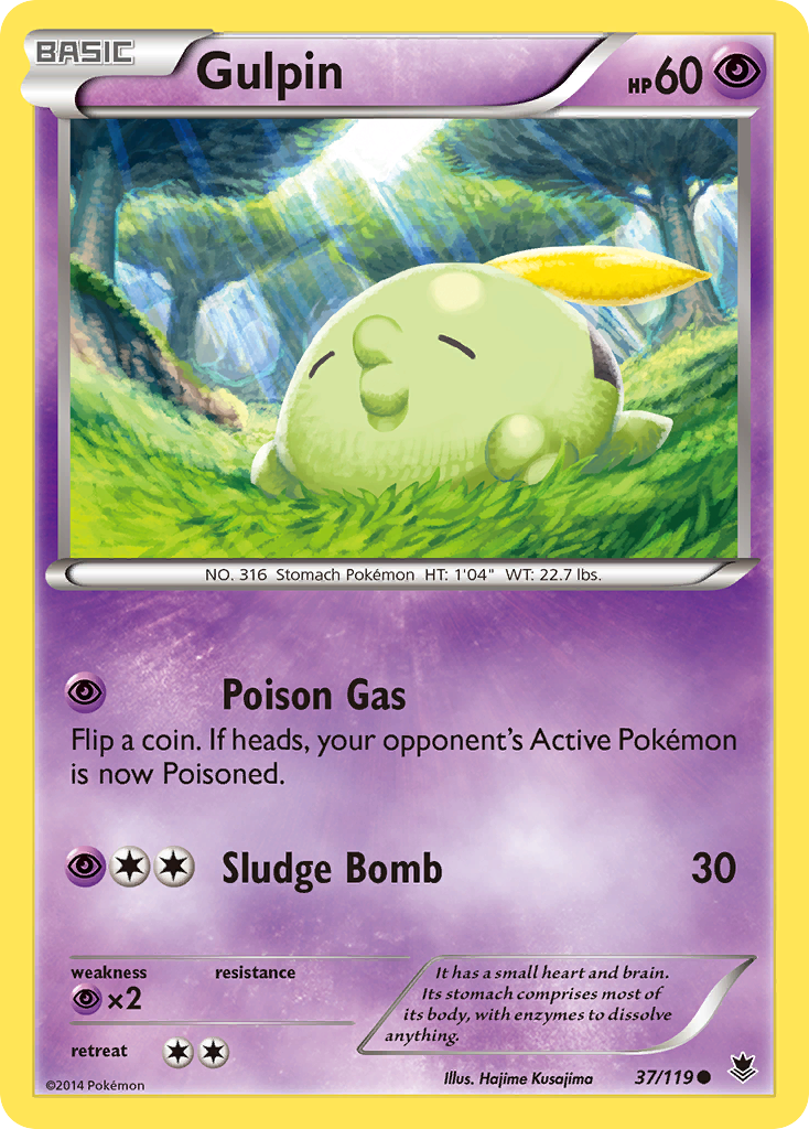 Gulpin (37/119) [XY: Phantom Forces] | Rock City Comics