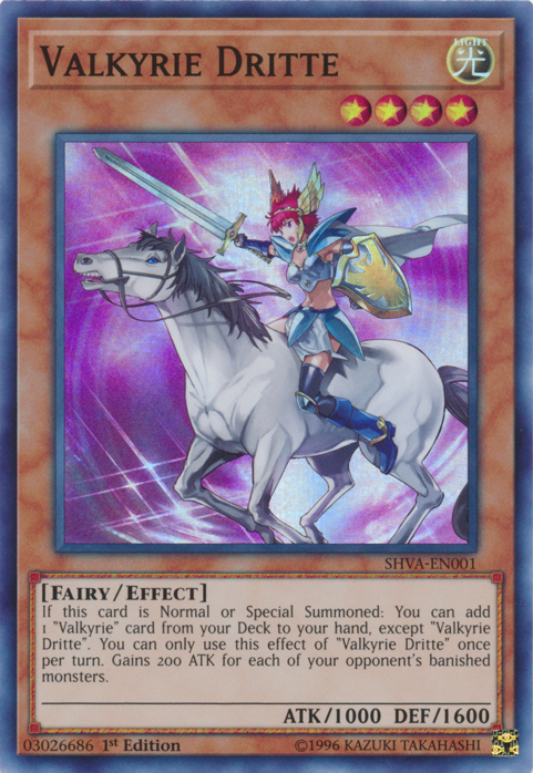 Valkyrie Dritte [SHVA-EN001] Super Rare | Rock City Comics