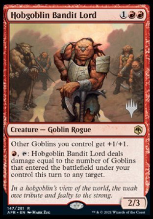 Hobgoblin Bandit Lord (Promo Pack) [Dungeons & Dragons: Adventures in the Forgotten Realms Promos] | Rock City Comics