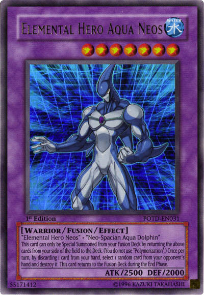 Elemental Hero Aqua Neos [POTD-EN031] Ultra Rare | Rock City Comics