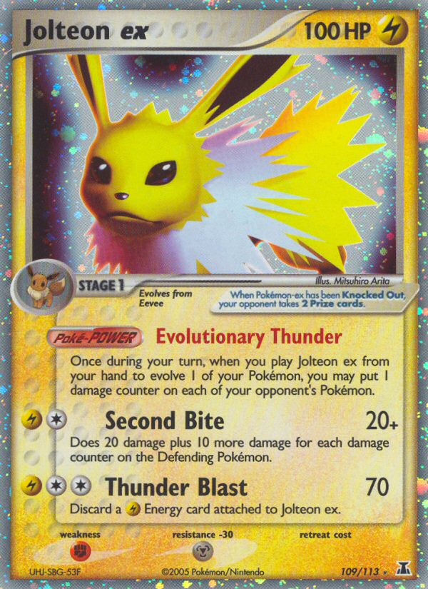 Jolteon ex (109/113) [EX: Delta Species] | Rock City Comics