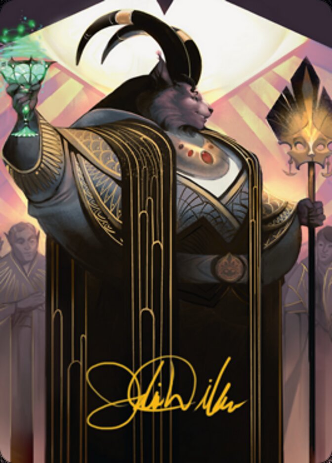 Jetmir, Nexus of Revels 2 Art Card (Gold-Stamped Signature) [Streets of New Capenna Art Series] | Rock City Comics