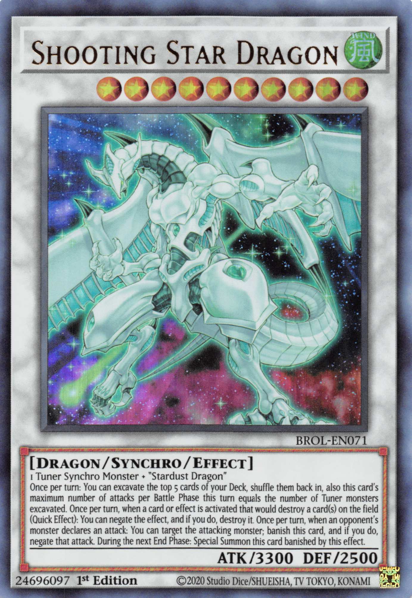 Shooting Star Dragon [BROL-EN071] Ultra Rare | Rock City Comics