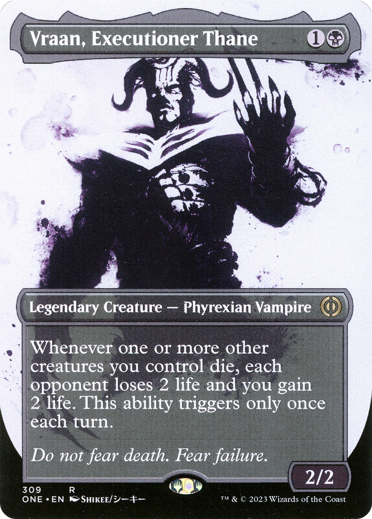 Vraan, Executioner Thane (Borderless Ichor) [Phyrexia: All Will Be One] | Rock City Comics