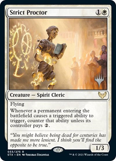 Strict Proctor (Promo Pack) [Strixhaven: School of Mages Promos] | Rock City Comics