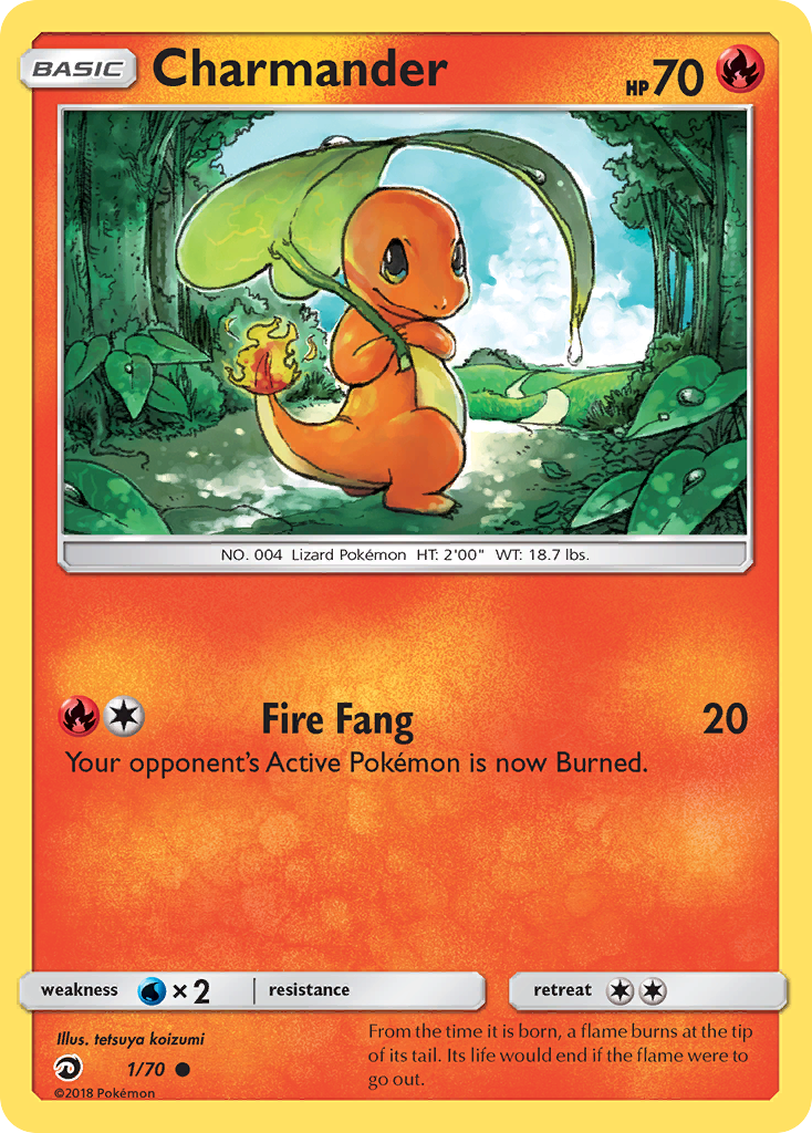 Charmander (1/70) [Sun & Moon: Dragon Majesty] | Rock City Comics