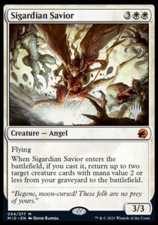 Sigardian Savior (Promo Pack) [Innistrad: Midnight Hunt Promos] | Rock City Comics