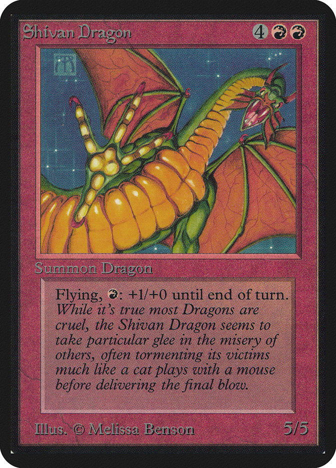 Shivan Dragon [Limited Edition Alpha] | Rock City Comics