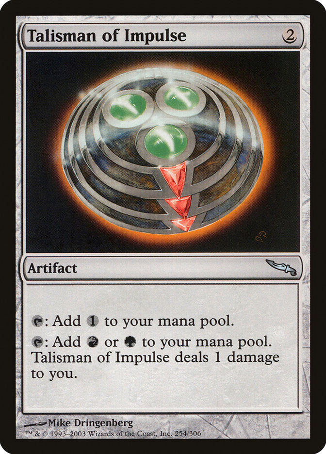Talisman of Impulse [Mirrodin] | Rock City Comics