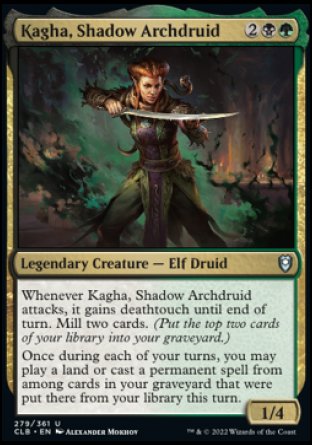 Kagha, Shadow Archdruid [Commander Legends: Battle for Baldur's Gate] | Rock City Comics