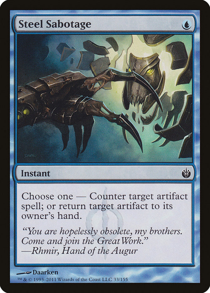 Steel Sabotage [Mirrodin Besieged] | Rock City Comics