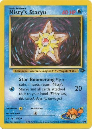 Misty's Staryu (92/132) [Gym Challenge Unlimited] | Rock City Comics