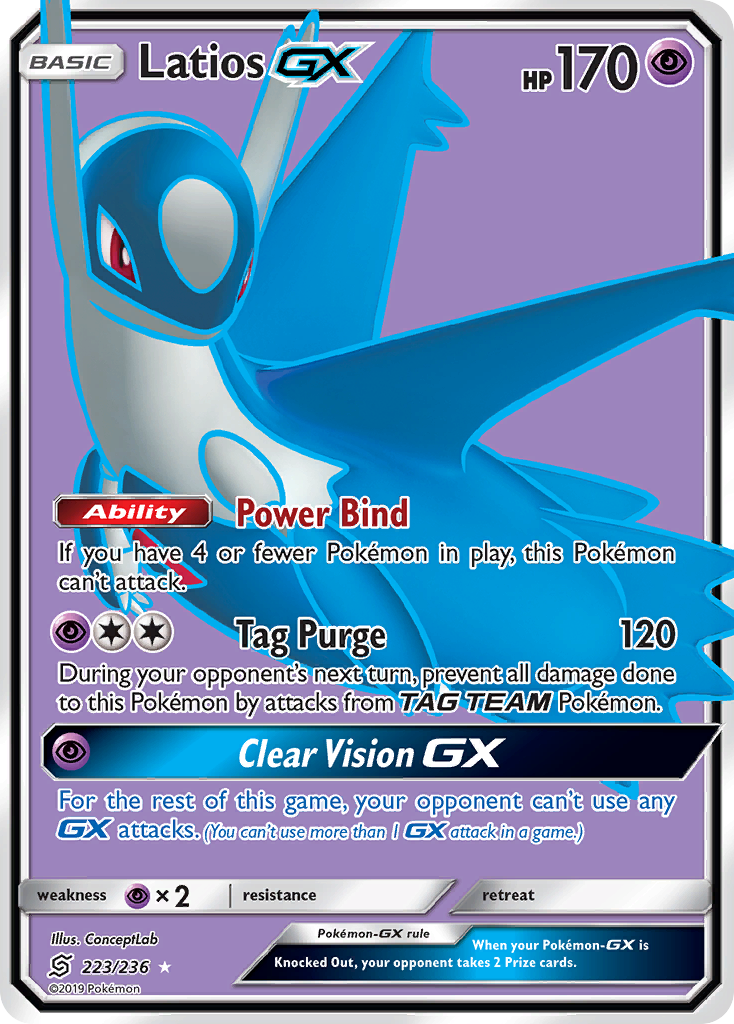 Latios GX (223/236) [Sun & Moon: Unified Minds] | Rock City Comics