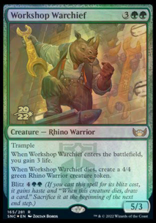 Workshop Warchief [Streets of New Capenna Prerelease Promos] | Rock City Comics