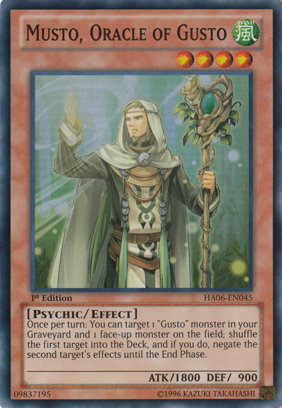 Musto, Oracle of Gusto [HA06-EN045] Super Rare | Rock City Comics