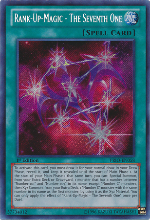 Rank-Up-Magic - The Seventh One [PRIO-EN058] Secret Rare | Rock City Comics