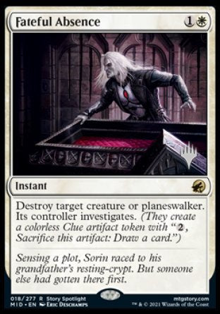 Fateful Absence (Promo Pack) [Innistrad: Midnight Hunt Promos] | Rock City Comics