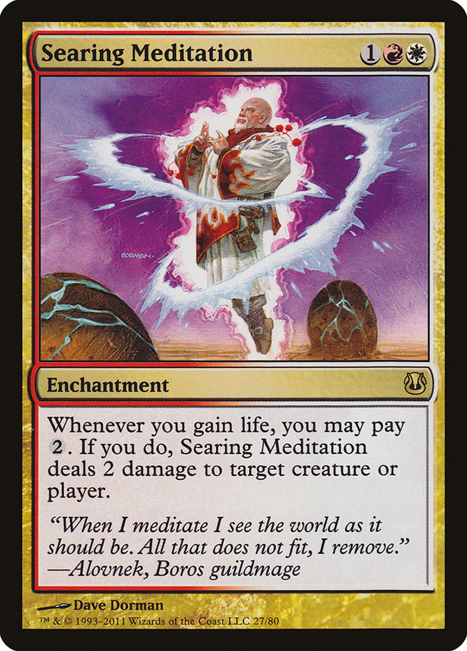 Searing Meditation [Duel Decks: Ajani vs. Nicol Bolas] | Rock City Comics