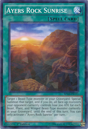 Ayers Rock Sunrise [BP03-EN183] Shatterfoil Rare | Rock City Comics