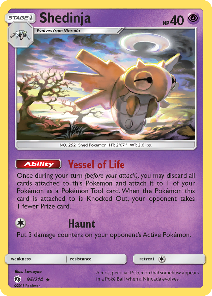 Shedinja (95/214) [Sun & Moon: Lost Thunder] | Rock City Comics